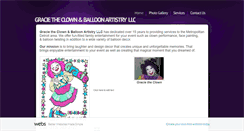 Desktop Screenshot of gracietheclownandballoonartistry.com